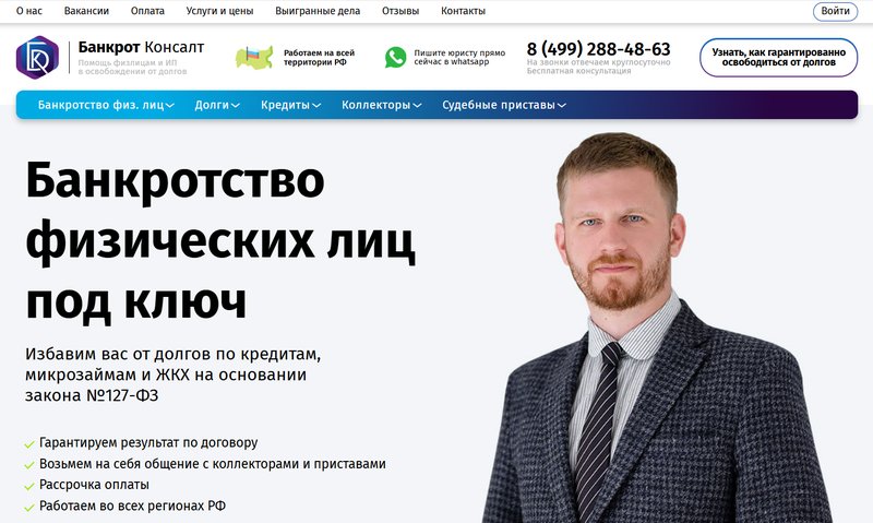 Что такое юридическая компания «Банкрот Консалт»