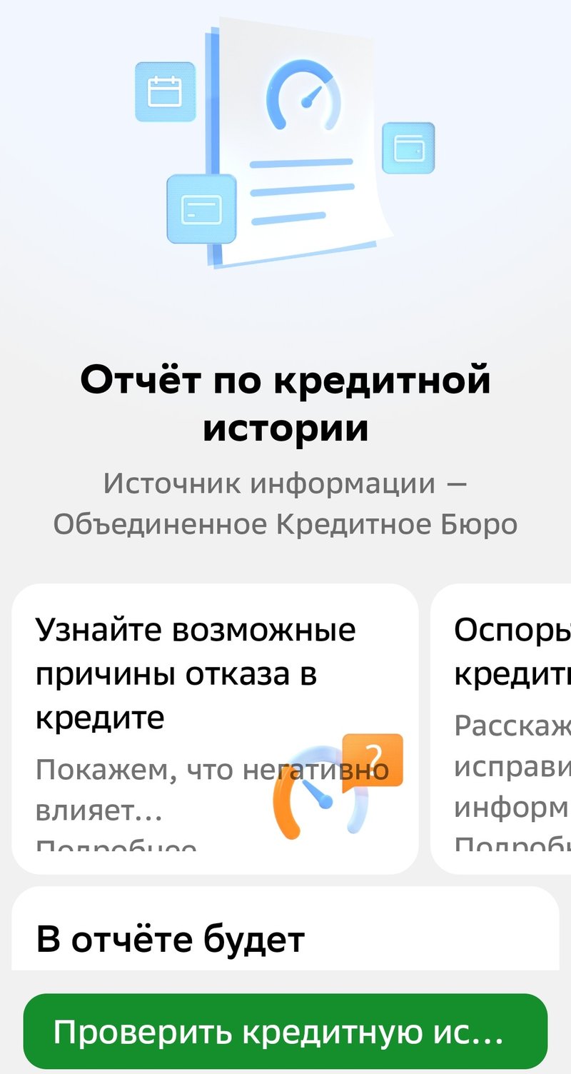 Как получить кредитную историю в Сбербанке через мобильное приложение